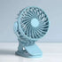 Portable Clip Fan – 720° Rotation with LED Light - OBRANO