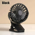 Portable Clip Fan – 720° Rotation with LED Light - OBRANO