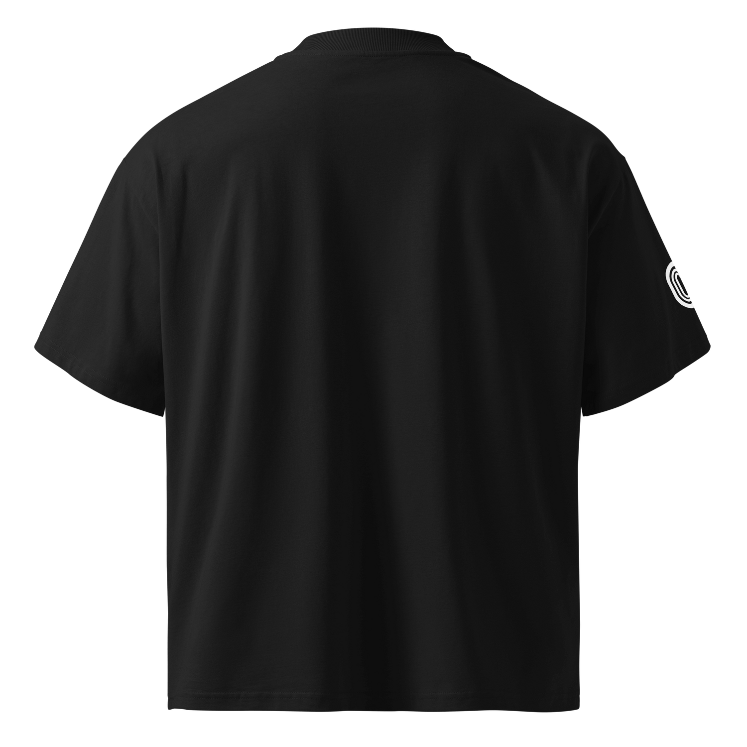 Unisex organic oversized high neck t-shirt