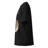 Unisex organic oversized high neck t-shirt