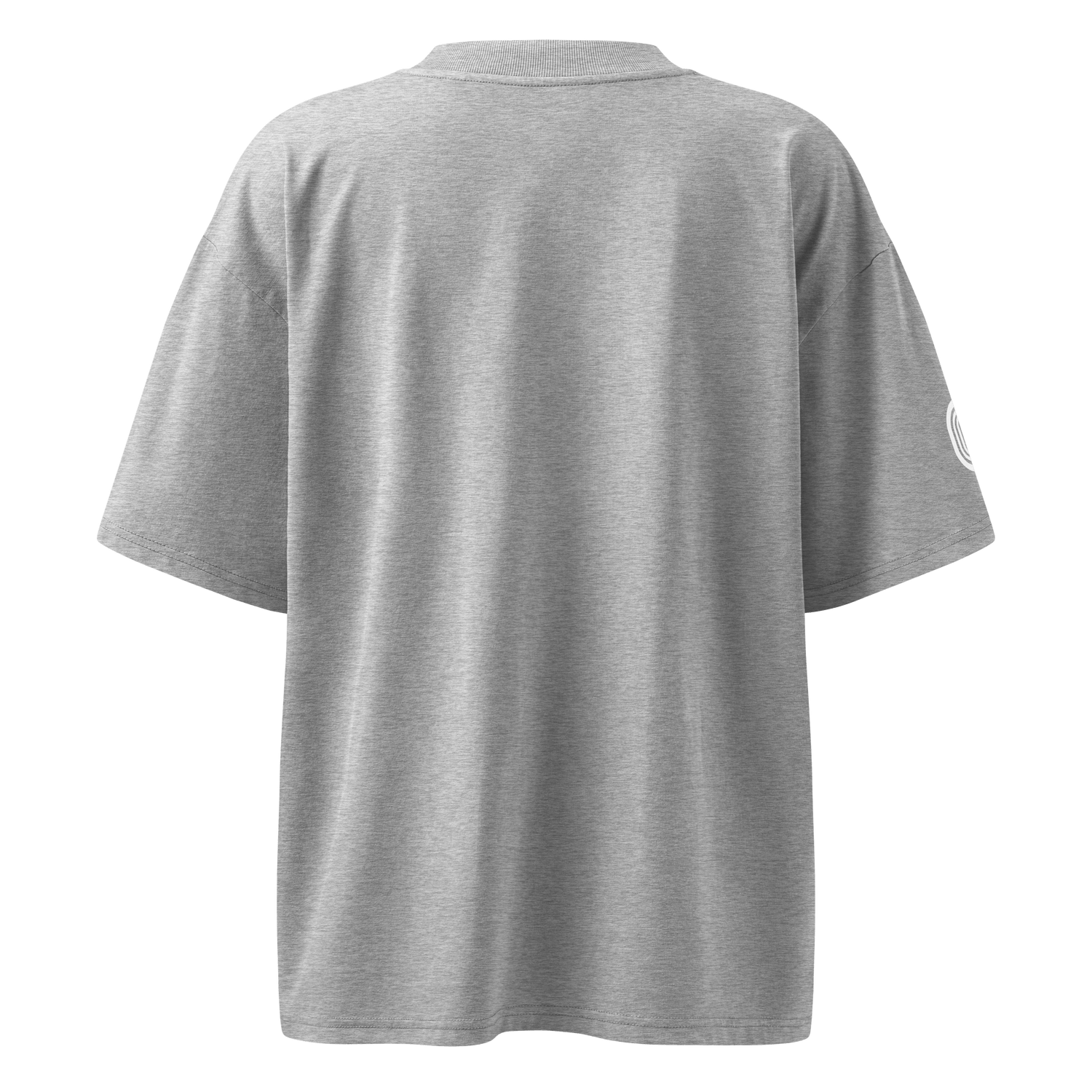 Unisex organic oversized high neck t-shirt