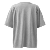 Unisex organic oversized high neck t-shirt