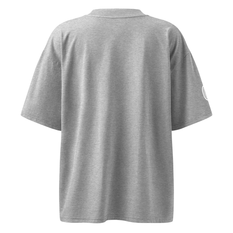 Unisex organic oversized high neck t-shirt