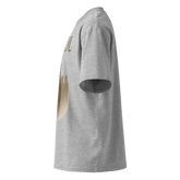 Unisex organic oversized high neck t-shirt