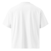 Unisex organic oversized high neck t-shirt