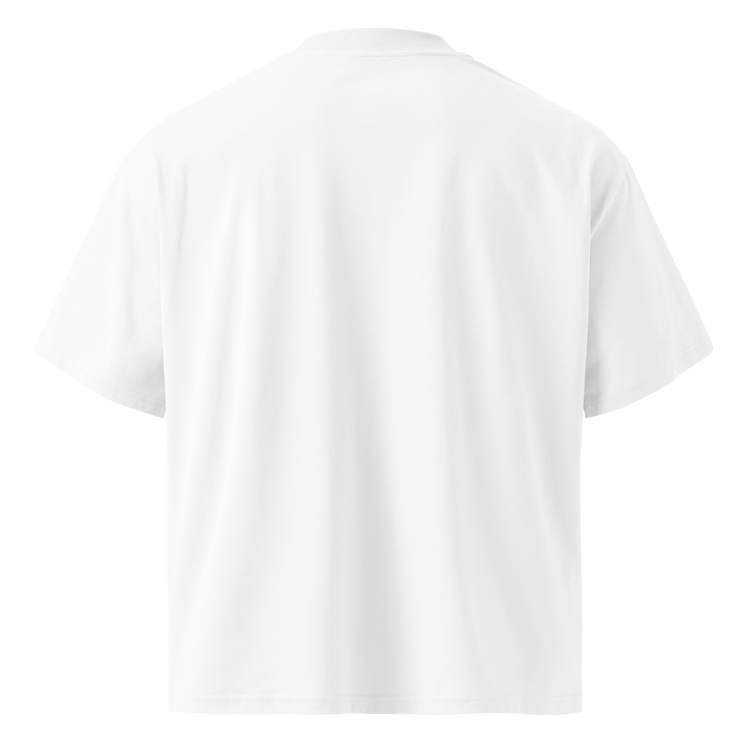 Unisex organic oversized high neck t-shirt